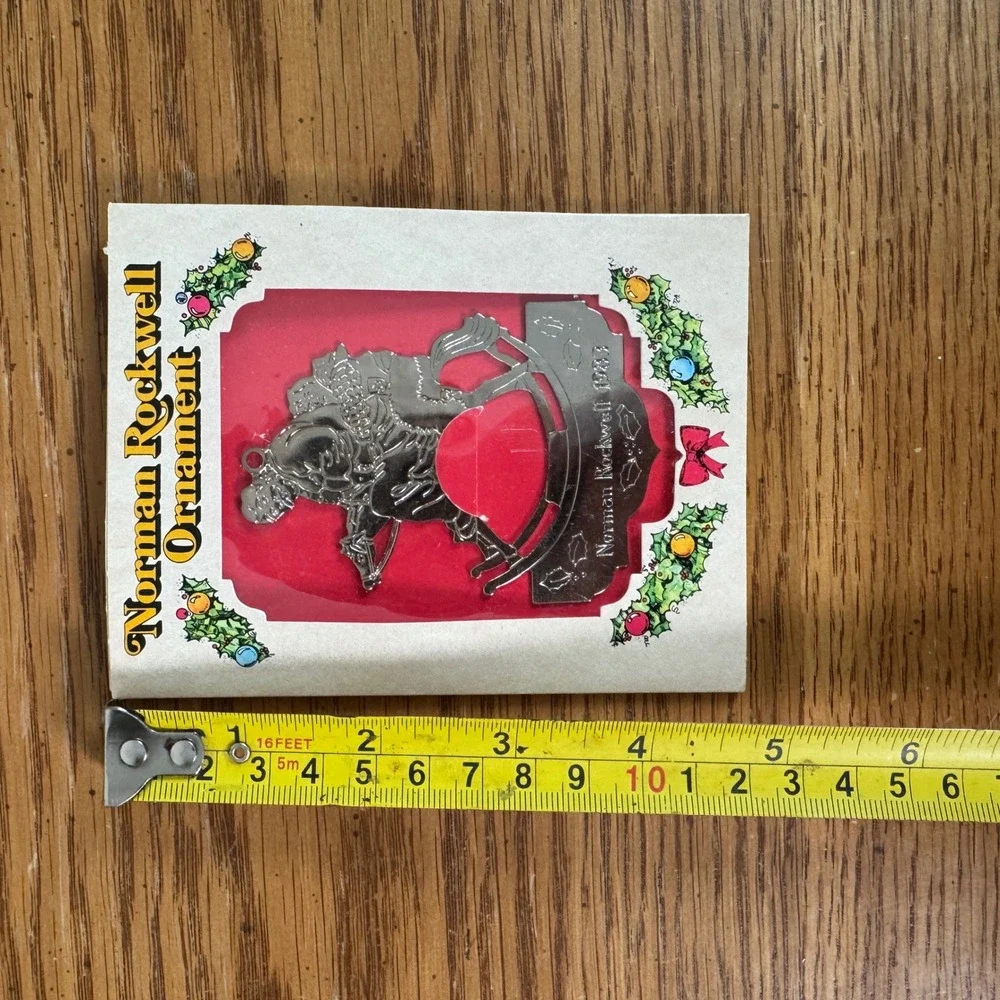Norman‎ Rockwell 1983 Christmas Ornament Coca-Cola McDonalds Rocking Horse